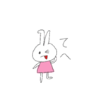 うさぎ、ゆるい（個別スタンプ：23）