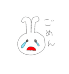 うさぎ、ゆるい（個別スタンプ：26）