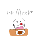 うさぎ、ゆるい（個別スタンプ：31）