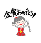 バトンガールズ♡（個別スタンプ：21）