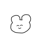 割とやさしいくま（個別スタンプ：4）