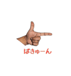 リアルハンド（イラスト風）（個別スタンプ：31）