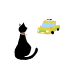 無表情な黒猫 2（個別スタンプ：10）