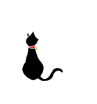 無表情な黒猫 2（個別スタンプ：12）
