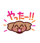 トイプードルのモグ（個別スタンプ：4）