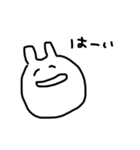 しろくてゆるいうさぎ(改良版)（個別スタンプ：20）