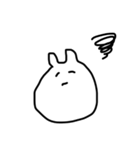 しろくてゆるいうさぎ(改良版)（個別スタンプ：38）