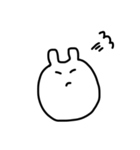 しろくてゆるいうさぎ(改良版)（個別スタンプ：39）