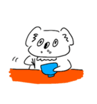 しろコアラ3 生活（個別スタンプ：6）
