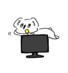 しろコアラ3 生活（個別スタンプ：8）