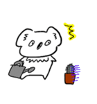 しろコアラ3 生活（個別スタンプ：34）
