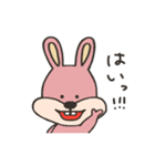 でっぱちゃんずシリーズ！ -うさぎ-（個別スタンプ：1）
