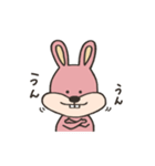 でっぱちゃんずシリーズ！ -うさぎ-（個別スタンプ：3）