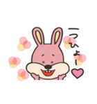 でっぱちゃんずシリーズ！ -うさぎ-（個別スタンプ：7）