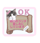 もふ猫トノ君♡メッセージスタンプ（個別スタンプ：8）