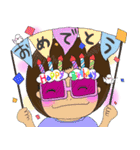 ユッキー お祝い編（個別スタンプ：5）