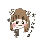 かわいい動物の女の子（個別スタンプ：12）