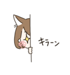 かわいい動物の女の子（個別スタンプ：15）