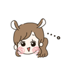 かわいい動物の女の子（個別スタンプ：19）