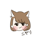 かわいい動物の女の子（個別スタンプ：20）