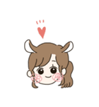 かわいい動物の女の子（個別スタンプ：22）