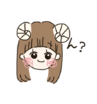 かわいい動物の女の子（個別スタンプ：24）