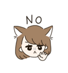かわいい動物の女の子（個別スタンプ：25）