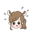 かわいい動物の女の子（個別スタンプ：34）