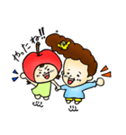 りんことリーゼントちゃん（個別スタンプ：1）