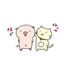 にゃんことこぶた（個別スタンプ：13）