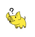 黄色いブタ（個別スタンプ：1）