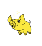 黄色いブタ（個別スタンプ：14）