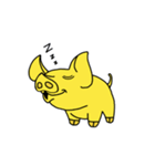 黄色いブタ（個別スタンプ：17）