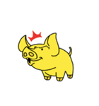 黄色いブタ（個別スタンプ：27）