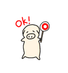 ブタさんとメーメーさん（個別スタンプ：2）