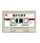 カセットテープ風のスタンプ（個別スタンプ：13）