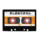 カセットテープ風のスタンプ（個別スタンプ：22）