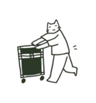 映写もするねこ（個別スタンプ：2）