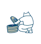 映写もするねこ（個別スタンプ：5）