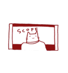 映写もするねこ（個別スタンプ：17）
