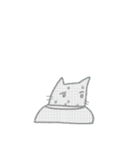 映写もするねこ（個別スタンプ：20）
