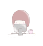 キュートな女の子の日常スタンプ（個別スタンプ：6）