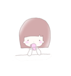 キュートな女の子の日常スタンプ（個別スタンプ：8）