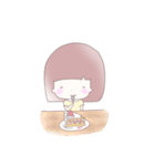 キュートな女の子の日常スタンプ（個別スタンプ：13）