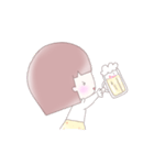 キュートな女の子の日常スタンプ（個別スタンプ：14）