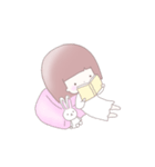 キュートな女の子の日常スタンプ（個別スタンプ：18）