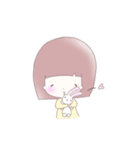 キュートな女の子の日常スタンプ（個別スタンプ：34）