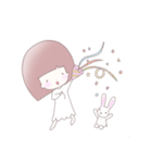 キュートな女の子の日常スタンプ（個別スタンプ：37）