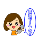 可愛い女の子のスタンプ〜関西弁ver〜（個別スタンプ：4）