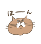 ぶさかわ猫の日常会話（個別スタンプ：4）